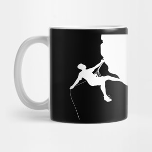 Climb Like A Girl Rock Climbing Mountain Climbing Rocks Mug